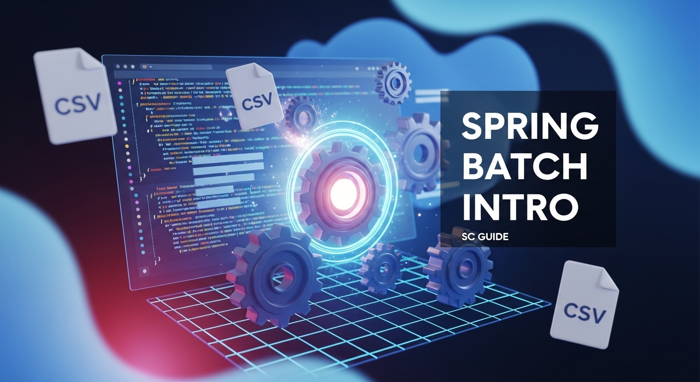 Spring Batch Intro SC Guide - දත්ත සැකසීම පහසුවෙන්