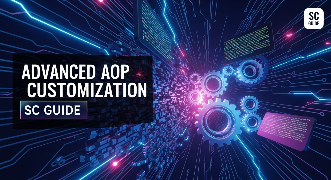 AOP අත්දැකීම් | Advanced AOP Customization & Performance Monitoring - SC Guide