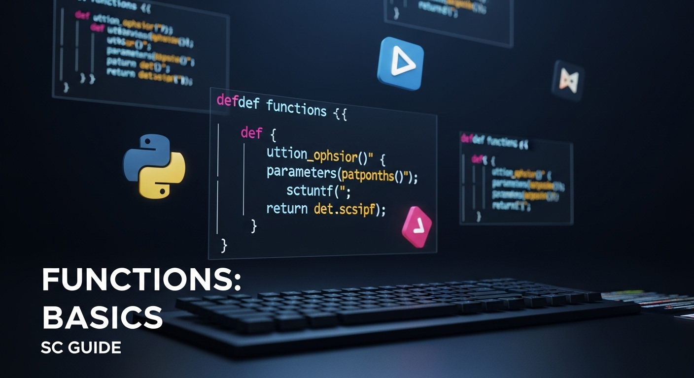 Python Functions: මූලික සංකල්ප | Programming Basics Sinhala SC Guide