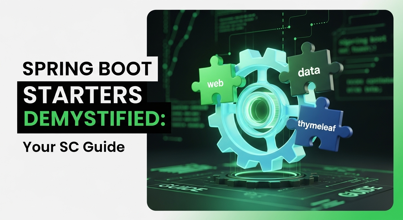 Spring Boot Starters සිංහලෙන් | Spring Boot Dependency Management Explained | SC Guide