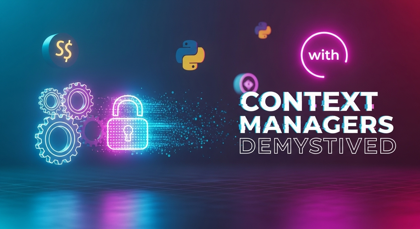 Python Context Managers (with statement) - සම්පත් නිදහස් කිරීමේ රහස | SC Guide