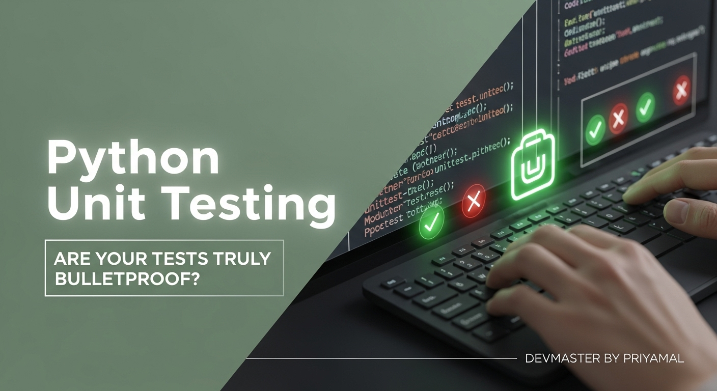Python Unit Testing Sinhala | unittest Module | Test Automation | SC Guide