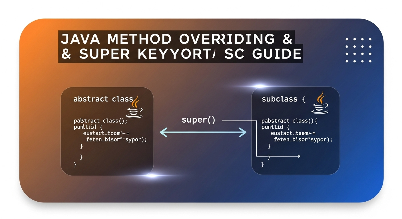 Java Method Overriding | Super Keyword Explained in Sinhala - SC Guide