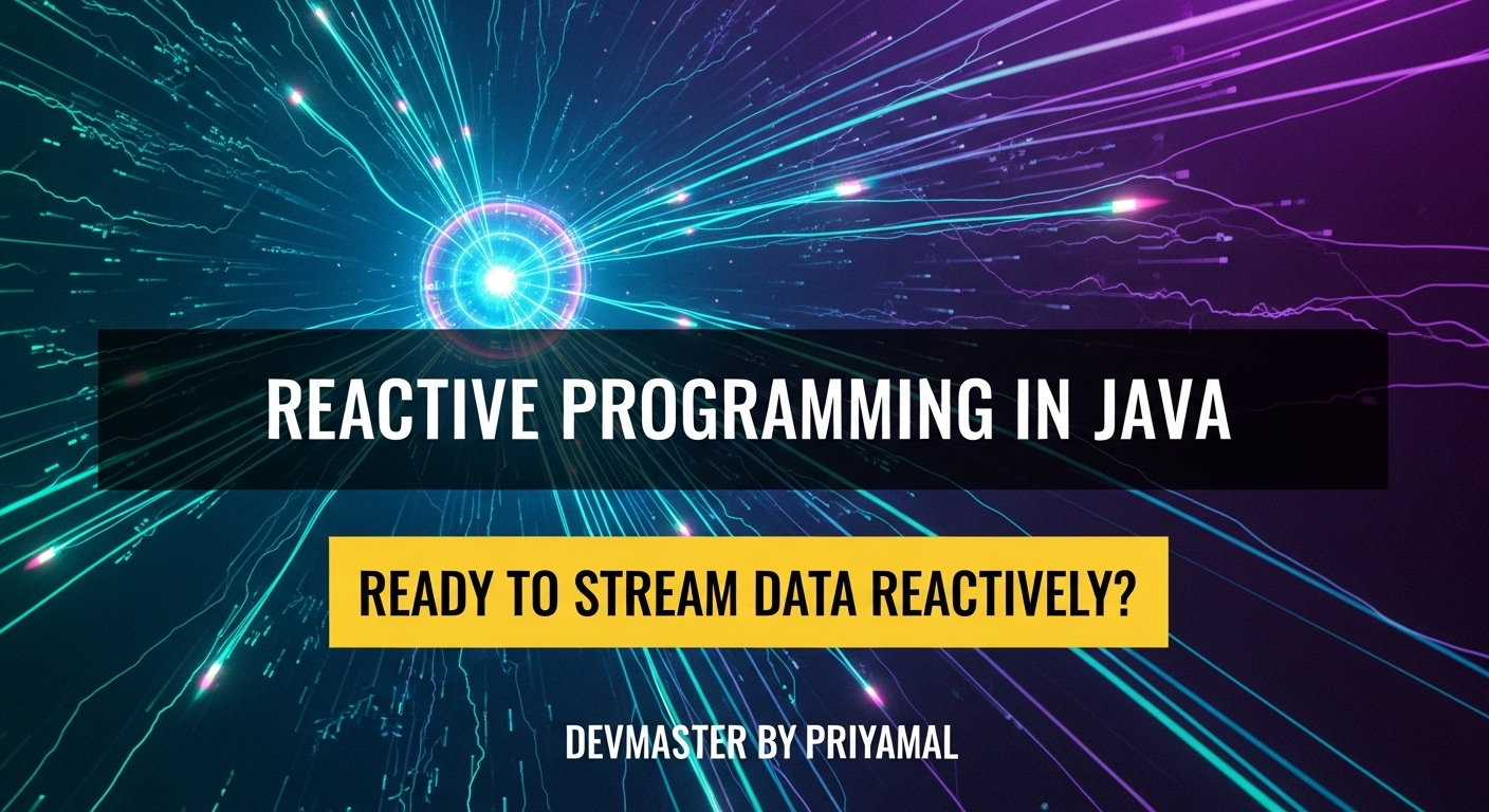 Java Reactive Programming (Reactor, Flux, Mono) Sinhala Guide