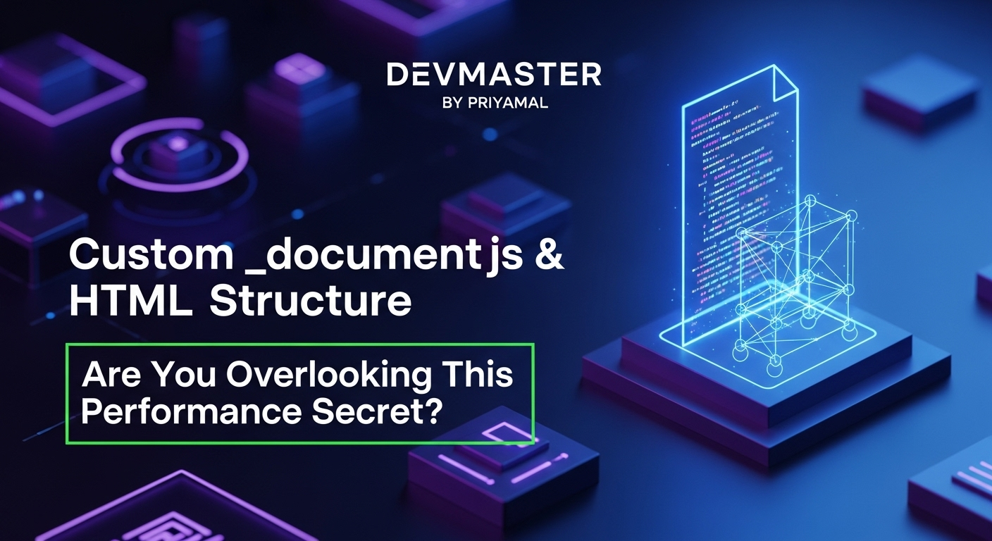 Next.js _document.js: Custom HTML, Global Scripts & SEO | Sinhala Guide