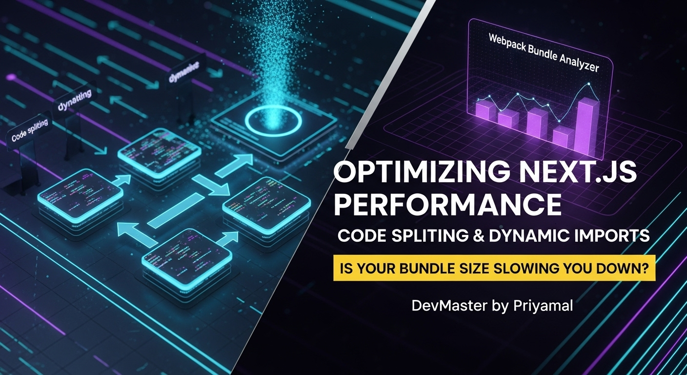 Next.js Code Splitting & Dynamic Imports | Bundle Optimization Sinhala Guide