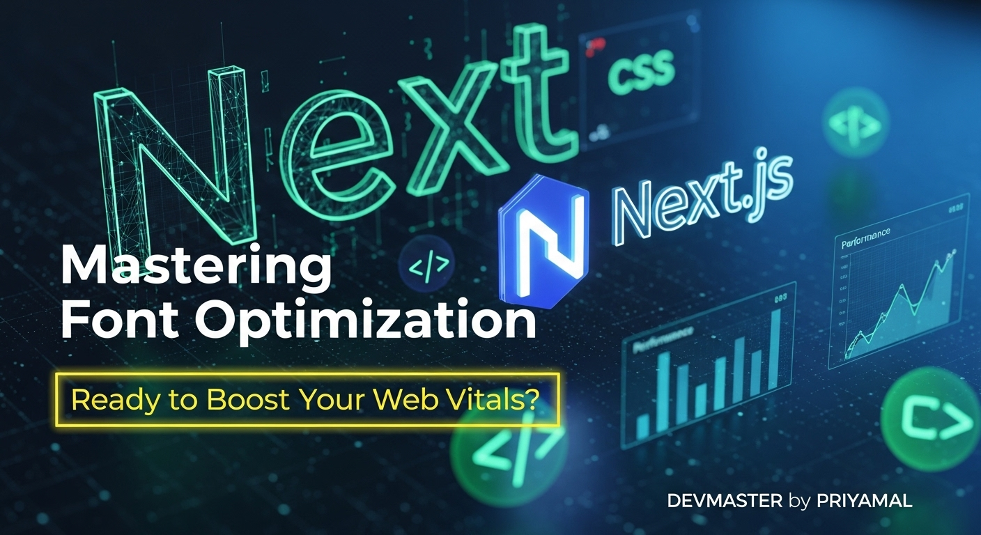 Next.js Font Optimization | next/font | Performance | CLS Sinhala Guide