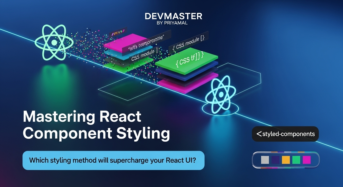 ReactJS Styling Techniques: CSS Modules, Styled-Components | Sinhala Guide