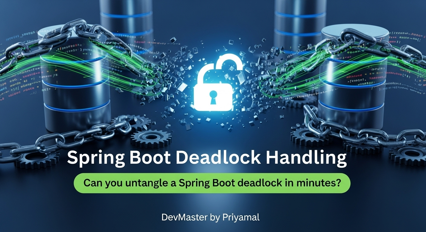 Spring Boot Deadlocks විසඳමු: Database & Application Deadlocks Sinhala Guide
