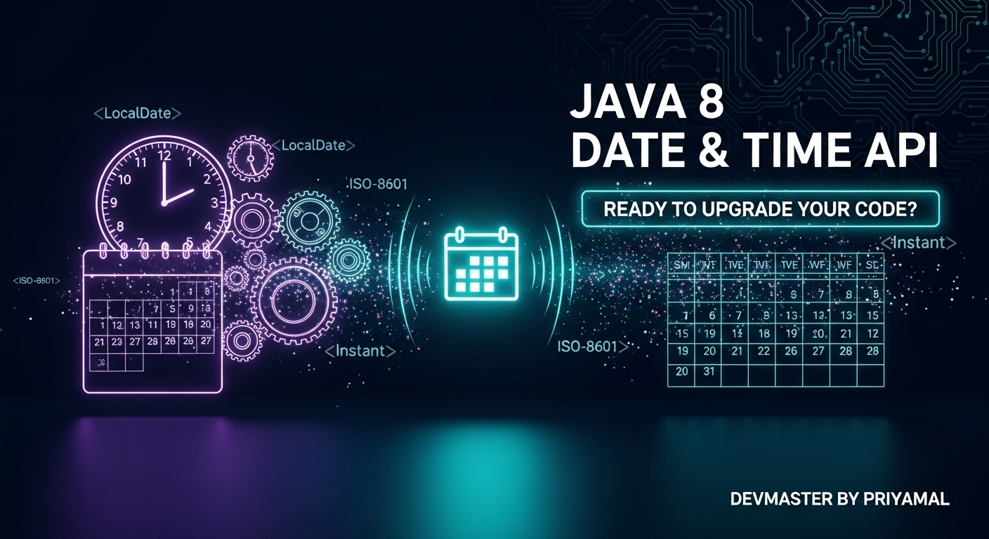 Java 8 Date/Time API Sinhala Guide | LocalDate, Instant, ZonedDateTime Explained
