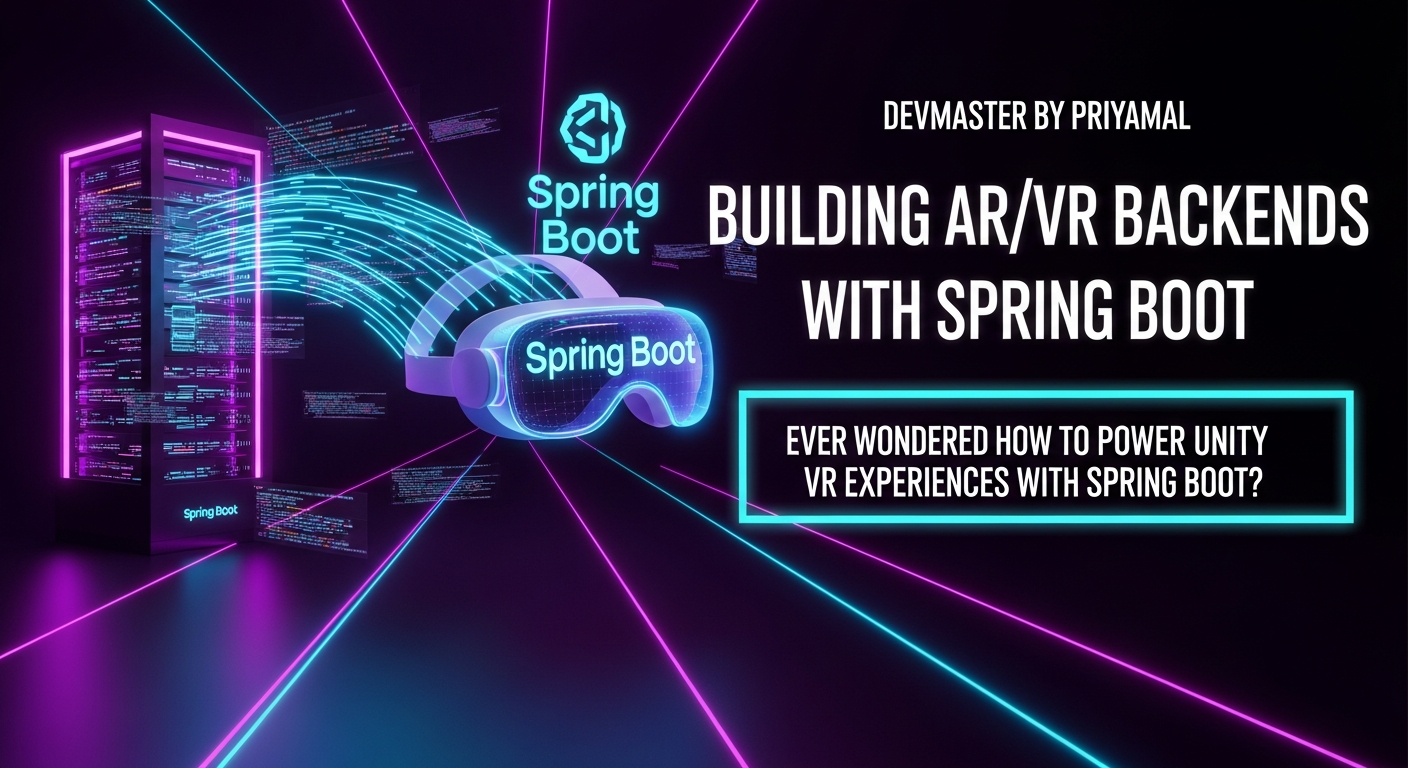 Spring Boot AR/VR API Sinhala Guide | AR/VR යෙදුම් සඳහා Backend