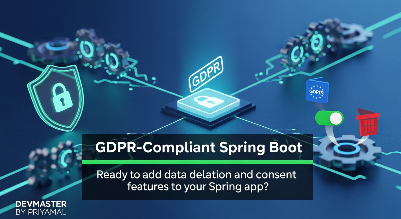 GDPR Compliant Spring Boot Apps | Data Privacy, Consent & Deletion | Sinhala Guide