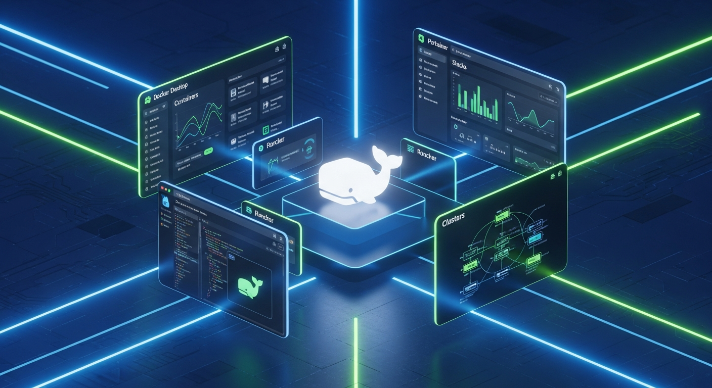 Docker GUI Tools Sinhala Guide: Desktop, Portainer & VS Code