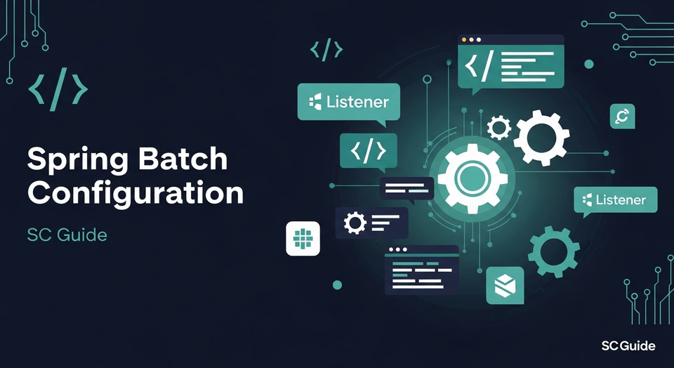 Spring Batch Configuration - Jobs, Steps, Listeners - සිංහලෙන් ඉගෙනගමු! (SC Guide)
