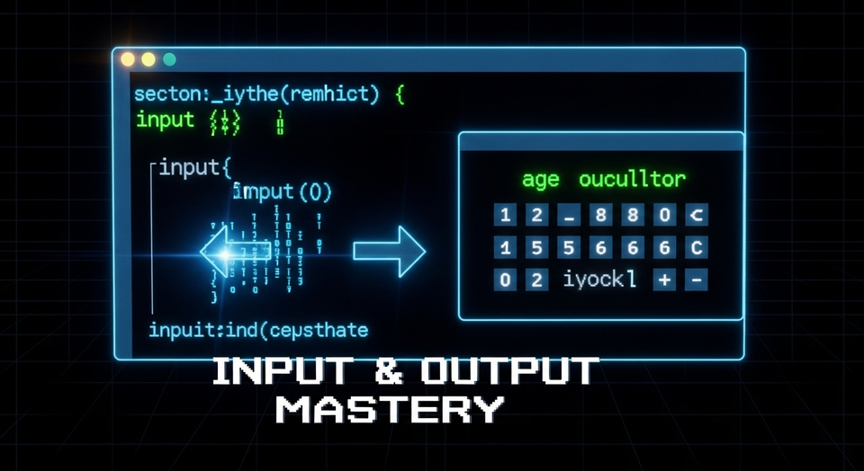 Python Input/Output | print() සහ input() functions | SC Guide