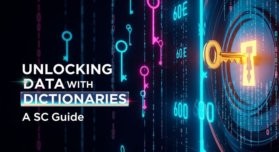 දත්ත සකස් කරමු: Python Dictionaries ගැන සියල්ලම සිංහලෙන් - SC Guide