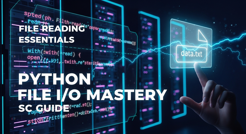 Python File Reading: File I/O මූලිකාංග - SC Guide
