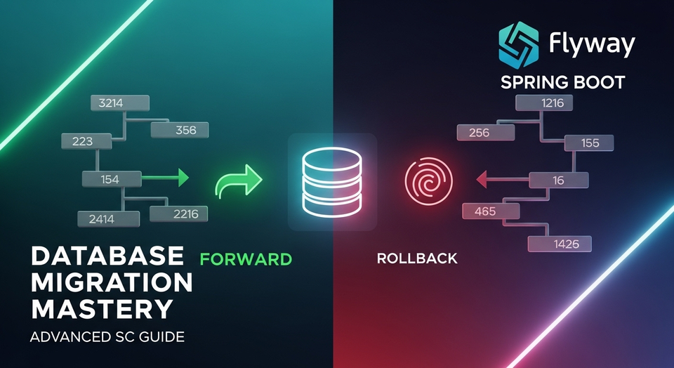 Flyway Advanced Spring Boot DB Migrations | Rollbacks & Baselines Sinhala Guide