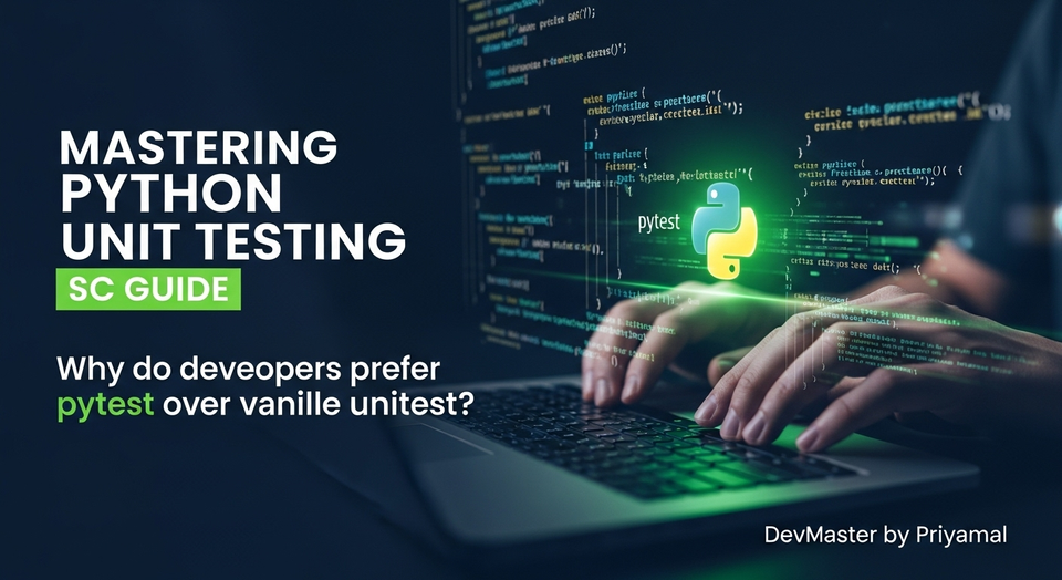 Python Pytest Unit Testing Sinhala Tutorial | Fixtures & Parametrized Tests SC Guide