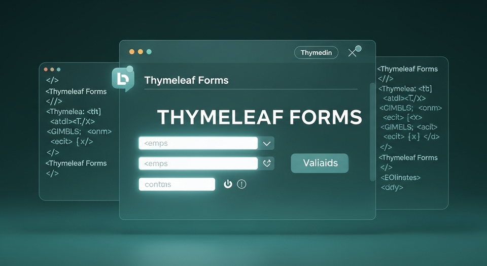 Thymeleaf Forms Sinhala Guide | ඔබේ Web App වලට Forms හදන්න - Sri Lanka