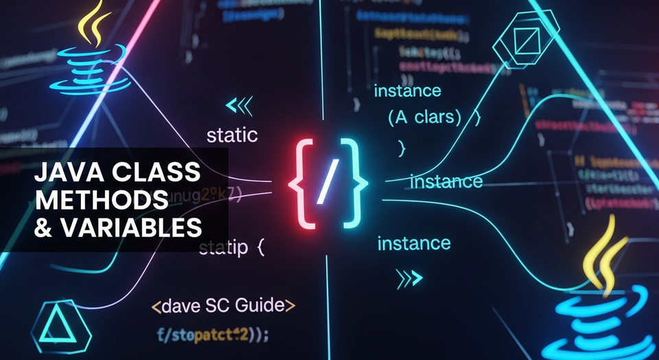 ජාවා වල Class Methods සහ Variables - සම්පූර්ණ මාර්ගෝපදේශය | Java SC Guide