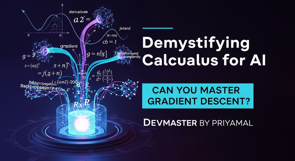 AI සඳහා Calculus: Derivatives, Gradients, Backpropagation Sinhala Tutorial | AI Math
