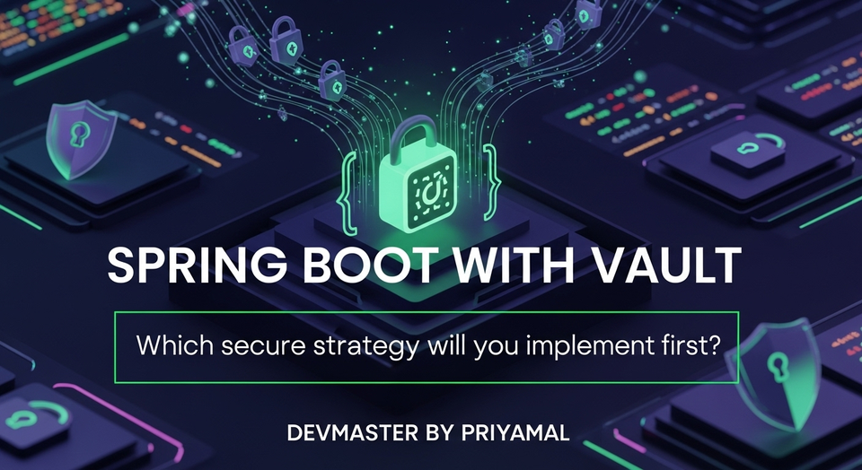 Spring Boot Vault Secrets | HashiCorp Vault Sinhala Guide