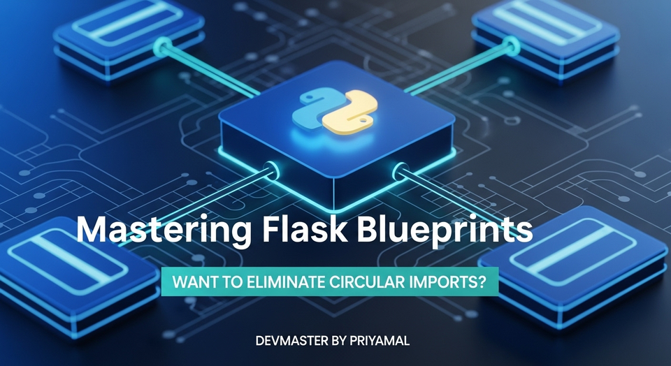 Flask Blueprints Sinhala Guide | Python Web App Structure & Scalability