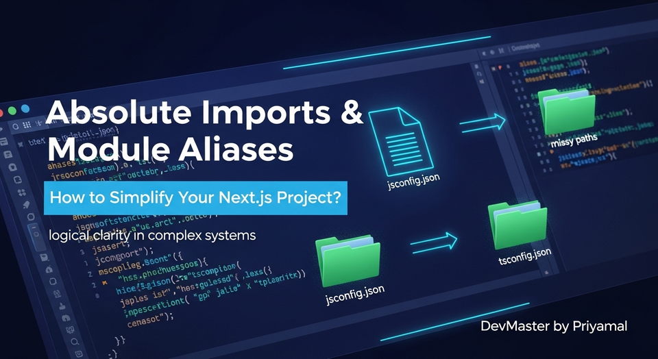Next.js Absolute Imports Sinhala | Module Aliases | Clean Code Guide