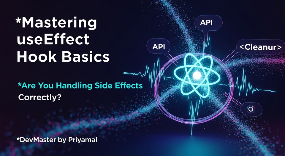 ReactJS useEffect Hook Sinhala Tutorial | Side Effects, Data Fetching & Cleanup