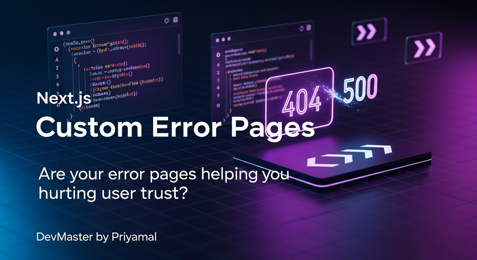 Next.js Custom Error Pages | 404 සහ 500 හැදීම | Sinhala Guide