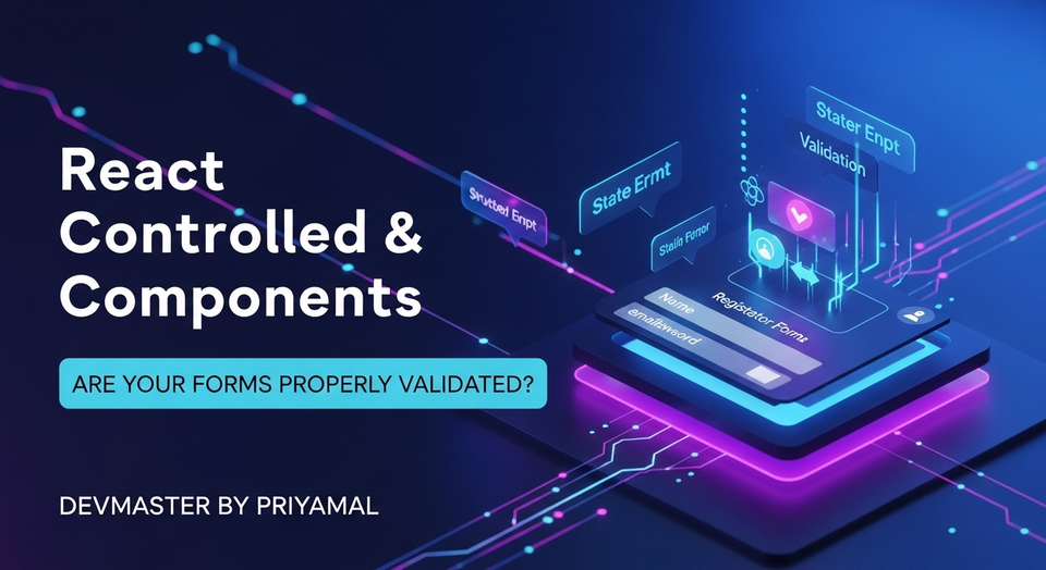 React Forms, Controlled Components, Validation | Sinhala Guide