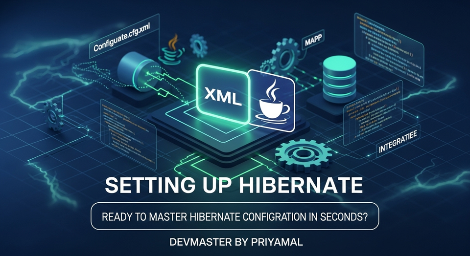 Hibernate Setup Java Project Sinhala | Dependencies & hibernate.cfg.xml Configuration Guide