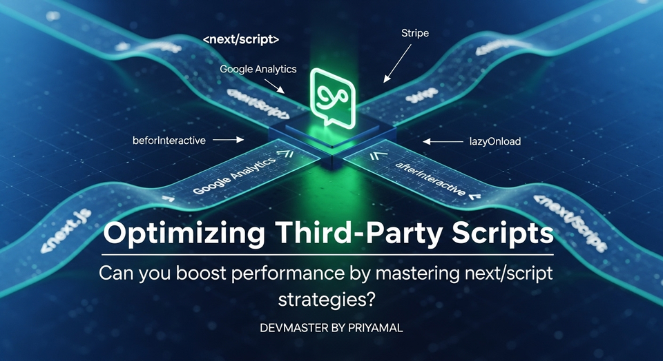 Next.js Script Optimization (next/script) Sinhala Guide - Performance Tips