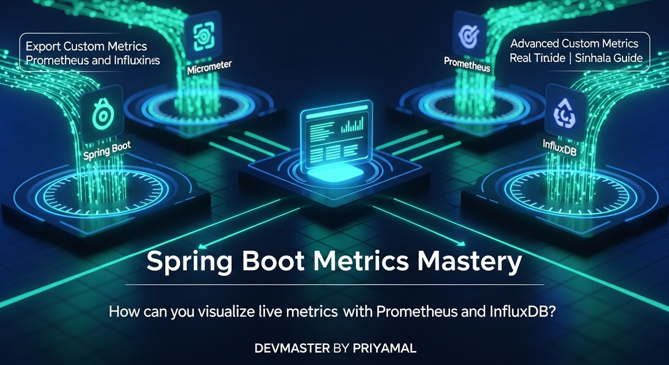 Spring Boot Micrometer Metrics: Prometheus & InfluxDB - සිංහල Guide