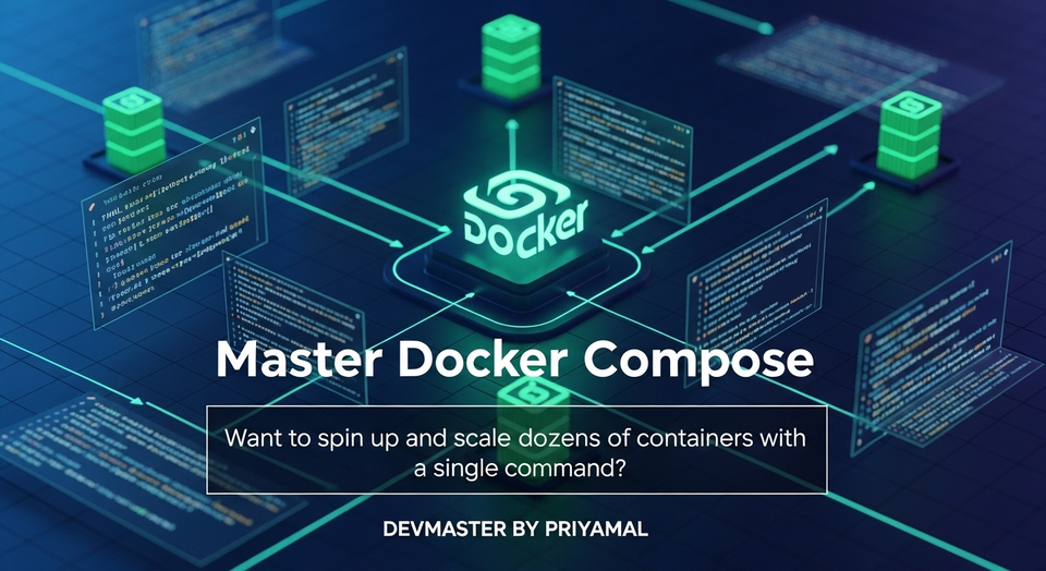 Docker Compose Basics Sinhala Guide | Multi-Container Apps | Sri Lanka Tech