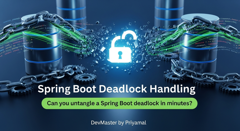 Spring Boot Deadlocks විසඳමු: Database & Application Deadlocks Sinhala Guide