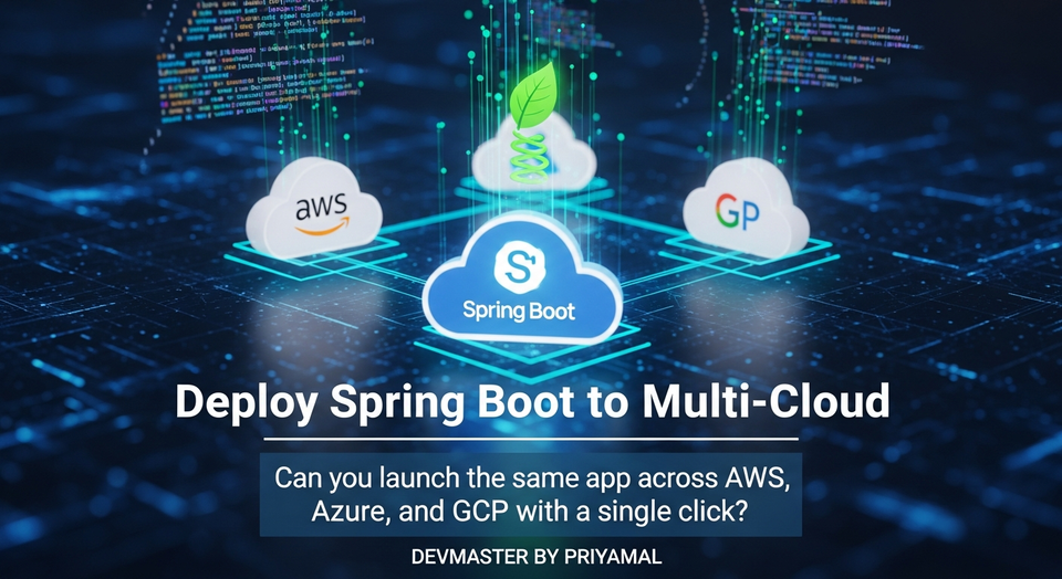 Spring Boot Multi-Cloud Deployment Sinhala Guide | AWS, Azure, GCP එකටම