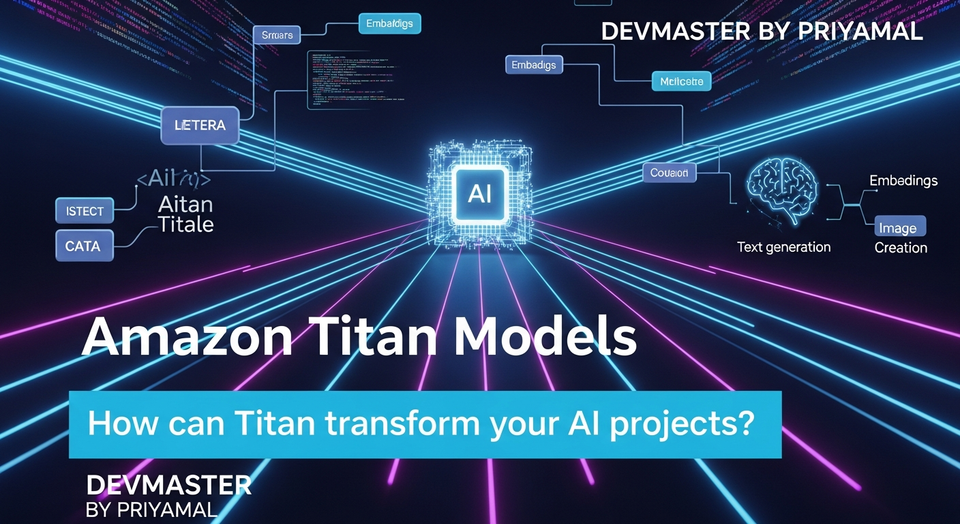 Amazon Titan Models Overview | AWS AI Sinhala Guide | Generative AI