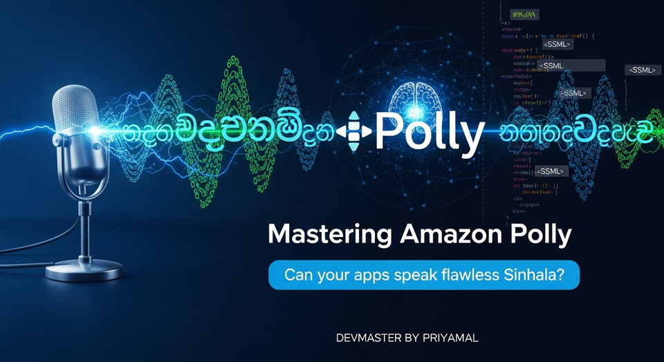 Amazon Polly Sinhala Tutorial: AI Text-to-Speech with AWS