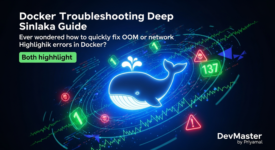 Docker Troubleshooting හරියටම ඉගෙන ගමු | Sinhala Guide