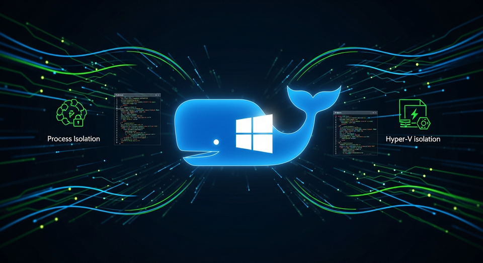 Docker Windows Containers: Process vs Hyper-V Isolation සිංහලෙන්