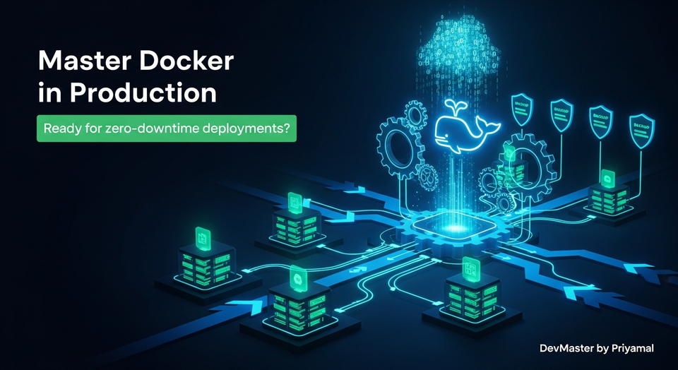 Docker Production Best Practices Sinhala | Zero Downtime & Recovery
