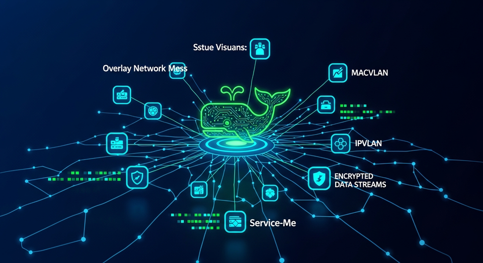 Docker Advanced Networking Sinhala Guide: Overlay, MACVLAN & Service Mesh